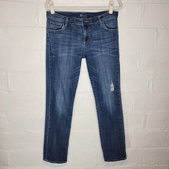 Kut From The Kloth Women's Size 10 Jeans Boyfriend Distressed - Picture 1 of 5